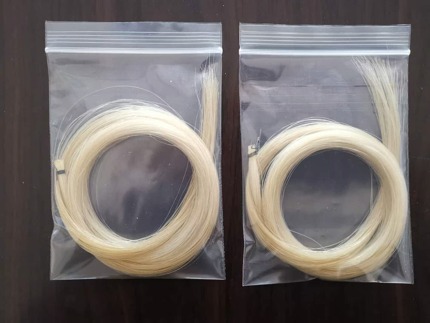 高级蒙古白马尾毛小提琴弓毛大提琴弓毛二胡弓毛马尾巴毛包邮