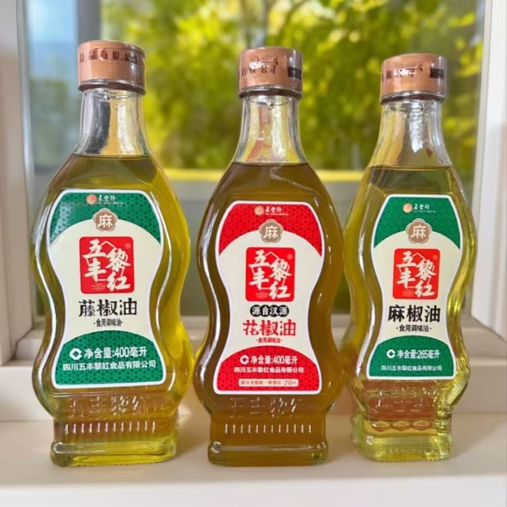 五丰黎红花椒油藤椒油麻椒油图片