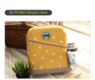 韩国直邮正品 SUAVE LAMAN PaperAirplane纸飞机郊游包书包补习包