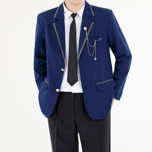 上野原创日系校园西服西装外套经典三粒扣JKDK校服学院风制服