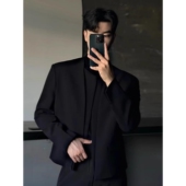 外套韩版 高级感痞帅西服男上衣春季 休闲西装 潮流轻熟风单西服
