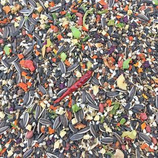 精选鹦鹉粮 中大型鹦鹉饲料 含脱水水果蔬菜鸟食 大型鹦鹉自配粮