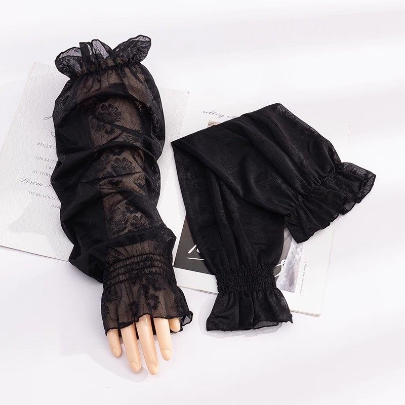 防晒冰丝袖套夏季女网纱泡泡袖冰袖手袖宽松蕾丝开车手套,服饰配件/皮带/帽子/围巾,防晒袖套,淘宝优惠券,粉丝福利购,淘宝优惠卷