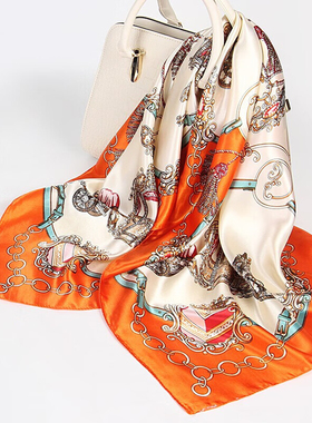 上海故事丝巾方巾女2025新款高档丝巾礼盒送长辈妈妈围巾披肩外搭