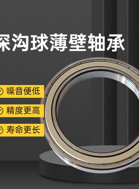 深沟球薄壁轴承61860 61864 61868 61872 61876 61880M 2RS/ZZ