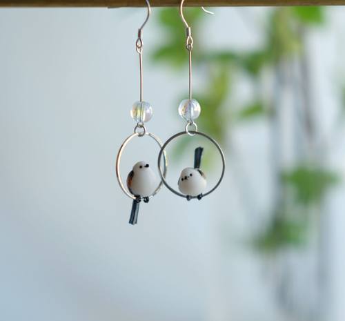 仿真肥啾小鸟耳环JE·QUINTA