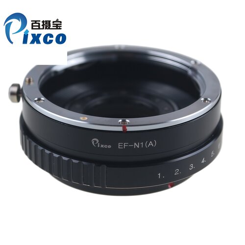Pixco百摄宝佳能EF-Nikon 1转接环Canon EF镜头转尼康1微单相机