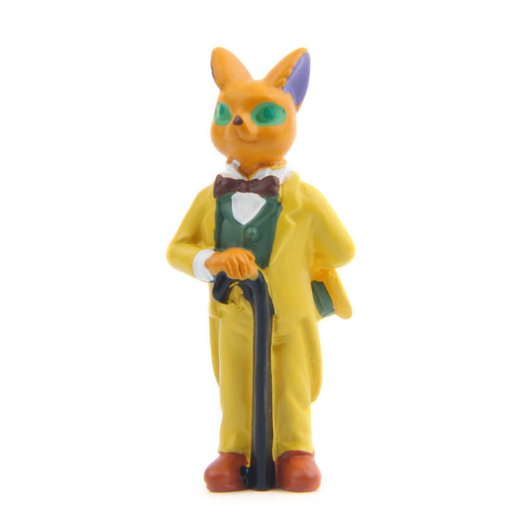 小清新猫男杖人手办diy百搭园艺多肉微景观造景公仔工艺品