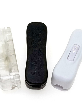 优质白色304电源线上开关船型中途开关 灯具小家电器配用开关2A