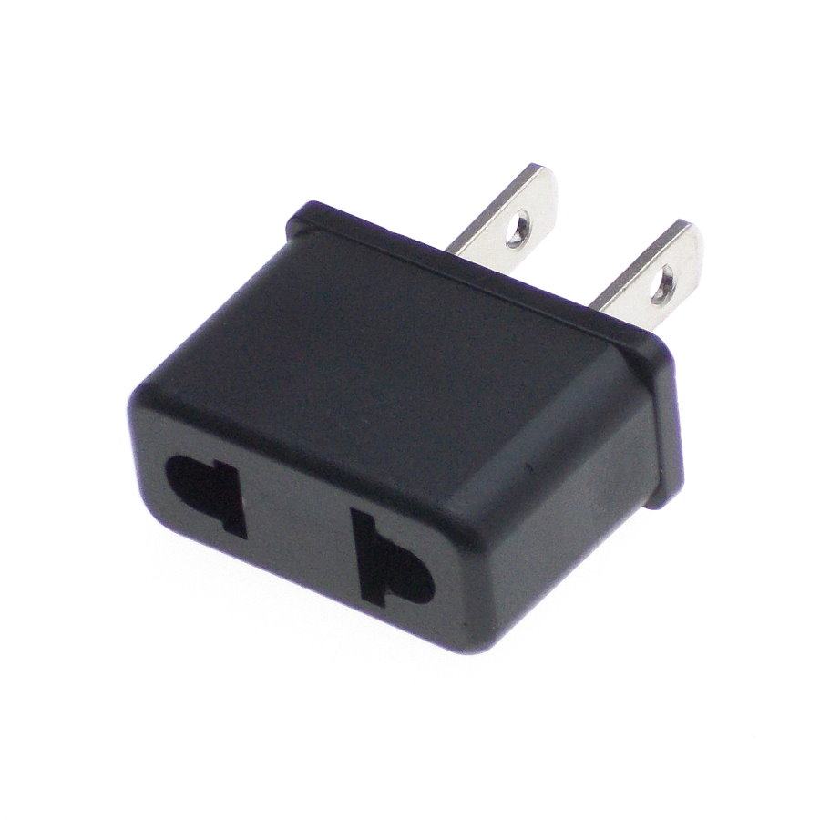 欧标转国标美标二扁全铜6A250V