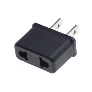 包邮美标国标转换插头欧标转中国日本两扁脚全铜6A 250V