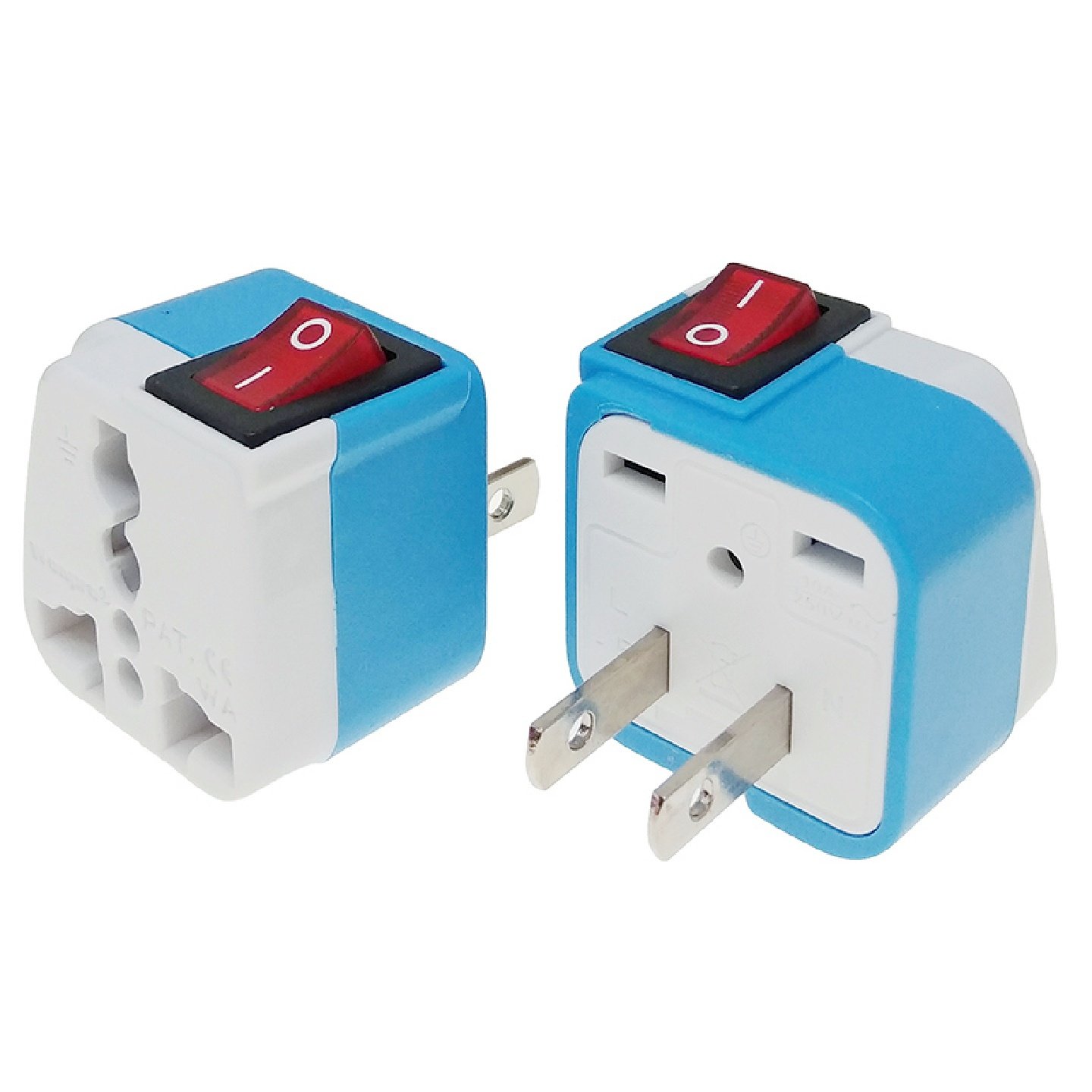 Wonpro稳不落带开关插座国标美标万用转换插头中国台湾日本泰国用