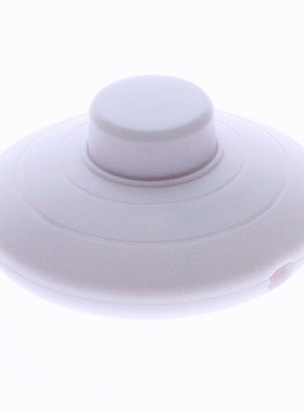 优质台灯落地灯脚踏开关 按钮317脚踩开关  线上中途开关白色3A