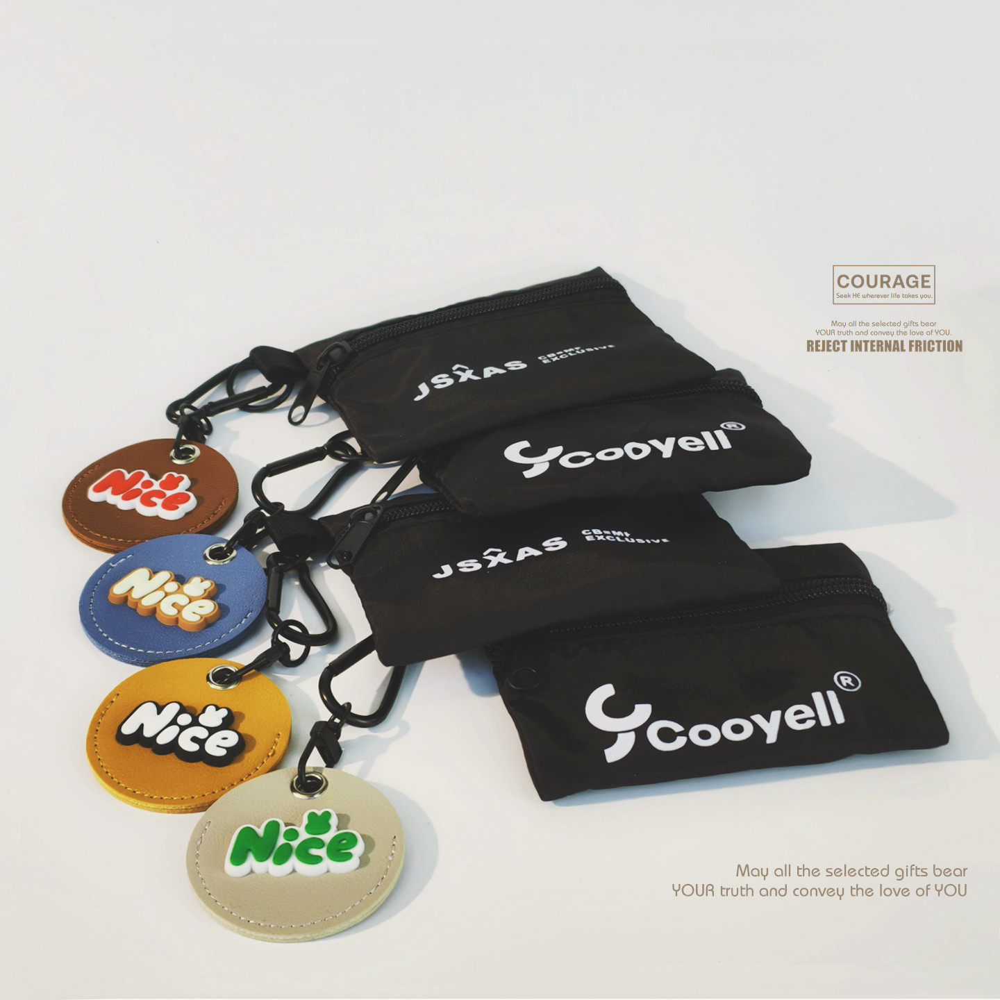 FS房创意轻薄便携零钱包男女时尚迷你随身钥匙扣挂件潮牌门禁皮套