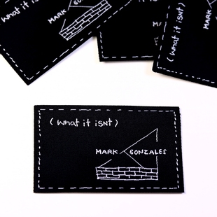 个性涂鸦横版布标织唛标辅料领标服装织唛定制定做源头工厂现货