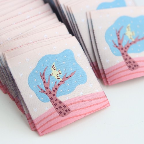 飞鸟与自然1织唛布标现货