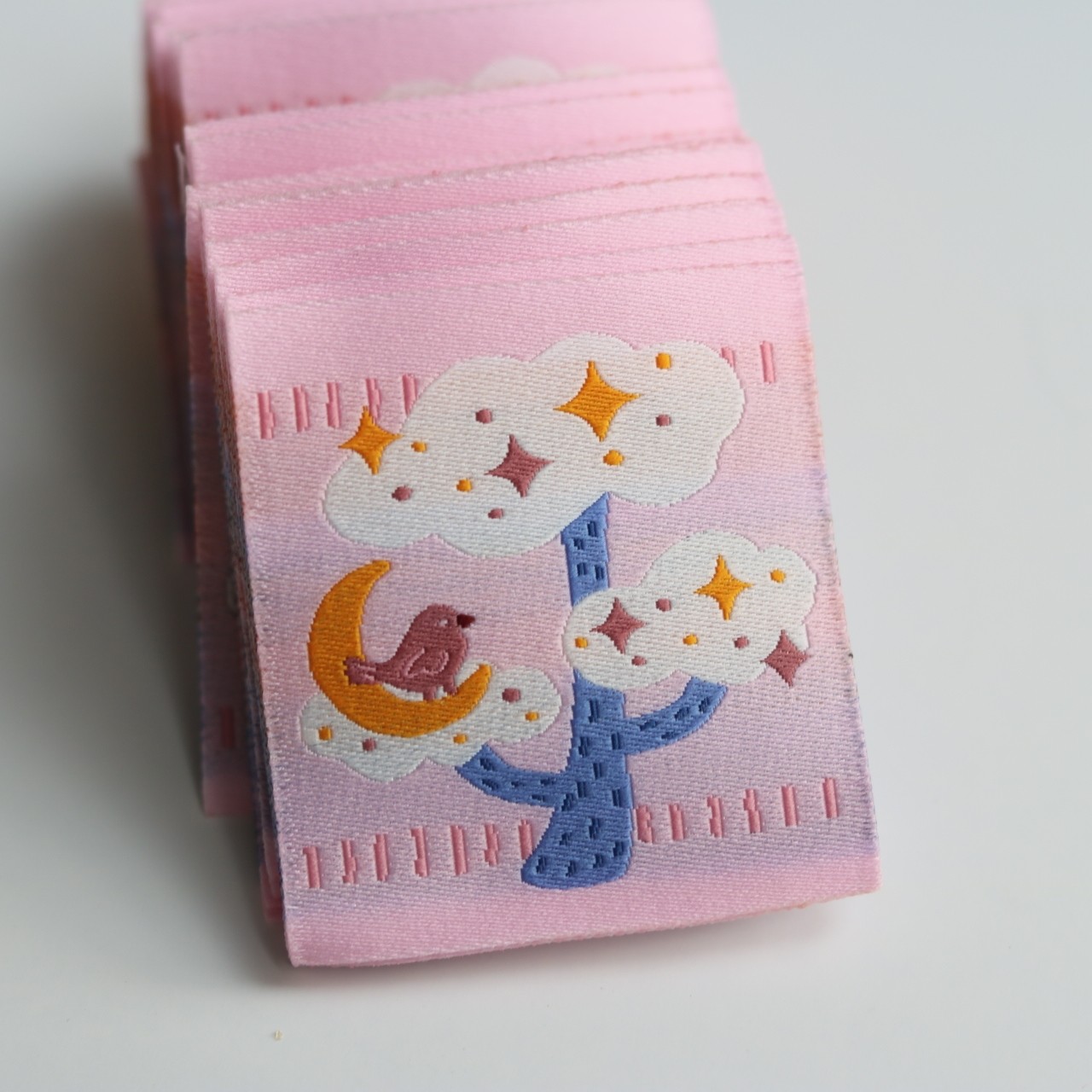 飞鸟与自然6小鸟卡通织唛商标布标领标源头工厂服装辅料定制现货,纺织面料/辅料/配套,印唛/织唛,淘宝优惠券,粉丝福利购,淘宝优惠卷