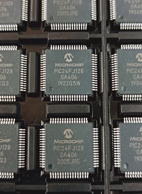 PIC24FJ128GA406T-I/PT 封装LQFP-64 MIC/美国微芯全新原装单片机