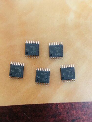 原装正品 TPS40057PWPR TSSOP-16 丝印 40057 同步降压控制器芯片
