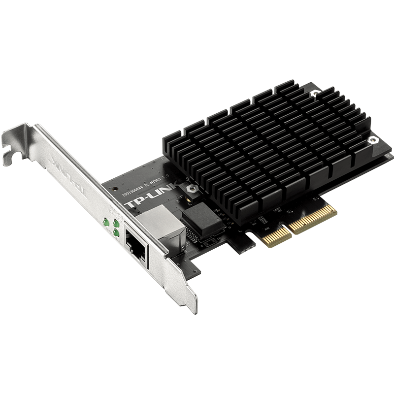 TP-LINK普联TL-NT521 10G PCIe万兆有线网卡模块台式机电脑服务器内置高速RJ45以太网口转换器