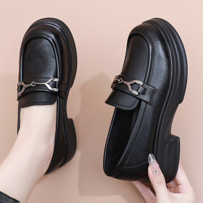 厨房工作鞋女一脚蹬女鞋黑色超市久站不累女士防水防油防滑鞋饭店