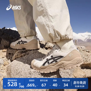 复古厚底增高运动休闲鞋 ASICS亚瑟士新款 时尚 TRUCK情侣老爹鞋 GEL