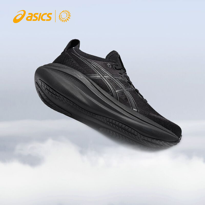 亚瑟士男女缓震回弹宽楦跑步鞋