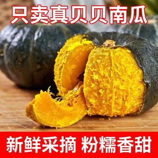 生态种植 粉糯香甜宝宝辅食板栗味小南瓜爆粉 新鲜贝瓜 贝贝南瓜