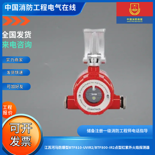 江苏河马防爆型BTF810-UVIR2/BTF800-IR2点型红紫外火焰探测器
