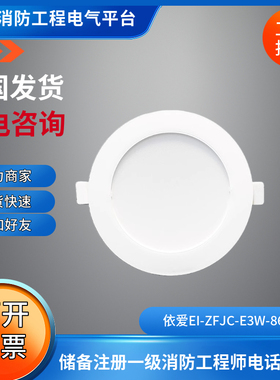 依爱应急照明灯具EI-ZFJC-E3W-8643GQ型集中电源集中控制型36V