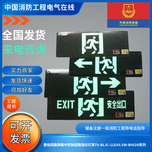 B002R系列 1LEII0.5W 鼎信疏散牌集中控制疏散指示灯具TS BLJC