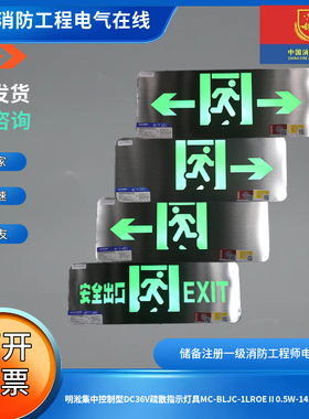 明淞集中控制型DC36V疏散指示灯具MC-BLJC-1LROEⅡ0.5W-1410A大全