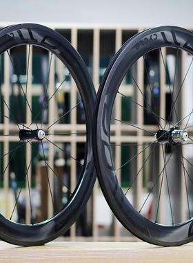 0011Cycle丨R1圈刹花鼓入门竞赛碳纤维公路轮真空开口胖圈钛合金