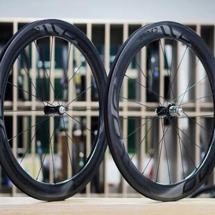 0011Cycle R1圈刹花鼓入门竞赛碳纤维公路轮真空开口胖圈钛合金