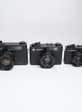 黑色 雅西卡Electro 35 GTN CC MC 测光黄斑正常拍照135胶片相机