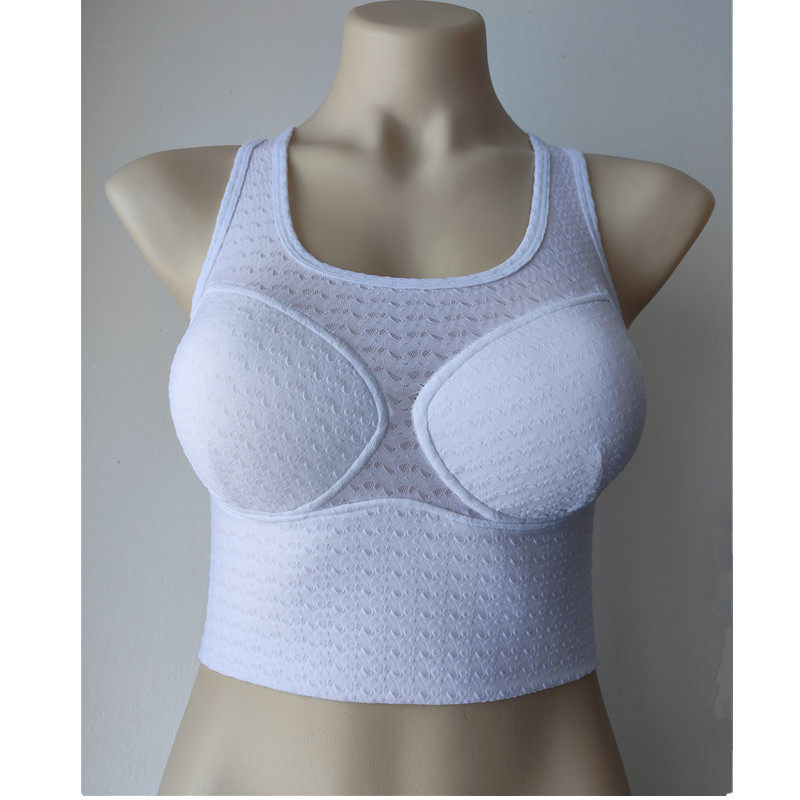 优衣璐锦纶凉感速干女罩杯一体时尚靓丽内搭有型运动瑜伽半身背心