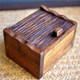 泰国实木首饰盒收纳盒异形带盖方形盒子日式 东南亚风格 名片盒进口