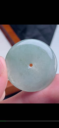 28-4.9mm,水润  平安扣吊坠，天然翡翠A货aaa68.2十一