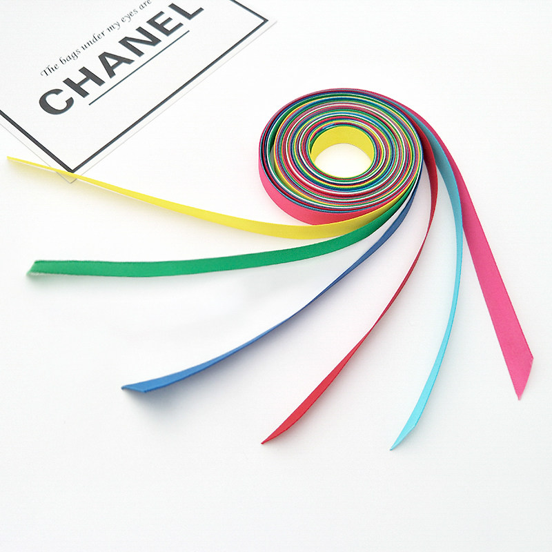 6mm双面编头优质全新缎带发绳