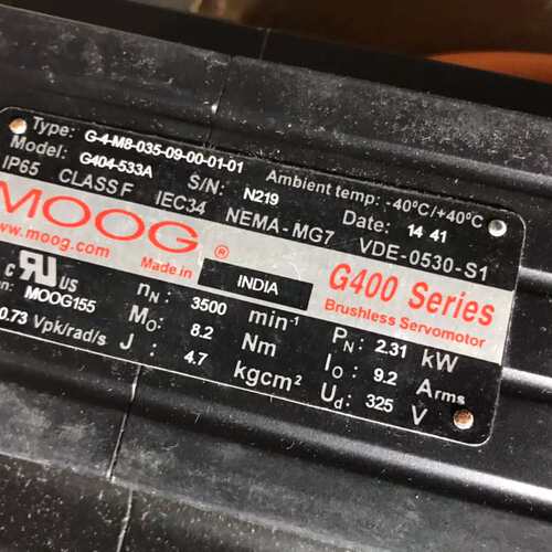 议价G404-533A电机MOOG伺服电机G-4-M8-035