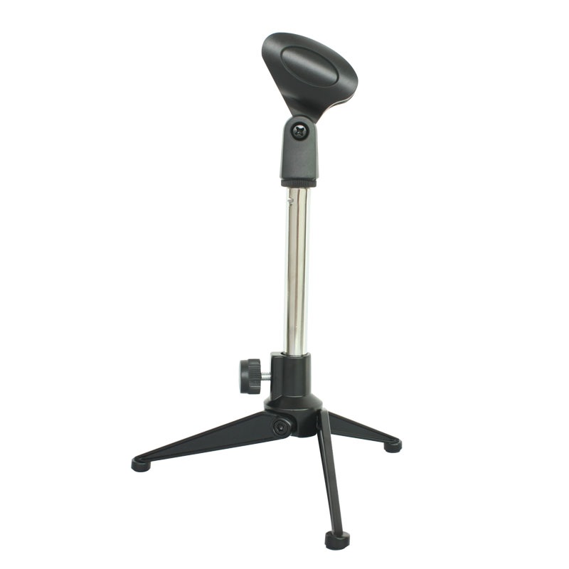 高档桌面话筒支架台式电脑会议话筒托架三角麦克风台架