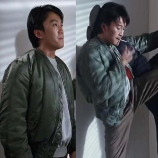 逃学威龙星爷周星驰同款衣服棉袄保暖外套冬季立领周星星加厚夹克