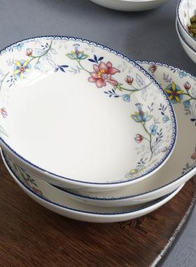 家用釉中彩5英寸陶瓷碟中式餐具蘸料碟醋小碟子国风陶瓷可微波