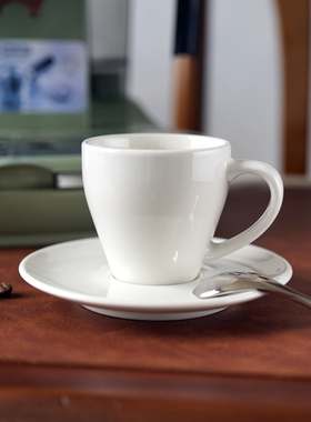 意式浓缩espresso专用小咖啡杯小型迷你陶瓷咖啡杯碟60-100ml杯碟