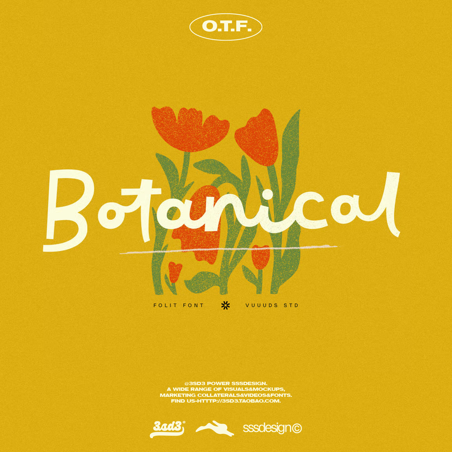 3SD3 轻松流畅高级艺术小众文艺复古手写PROCREATE英文字体安装包