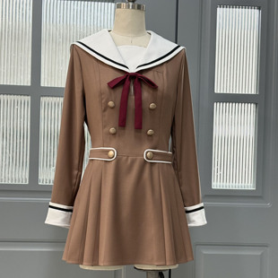 量身定制花咲川女子学园制服COS服椎名立希同款动漫连衣裙