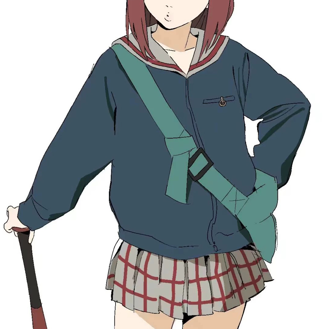 川井动漫同款水手服百褶裙