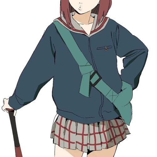 川井动漫同款水手服百褶裙