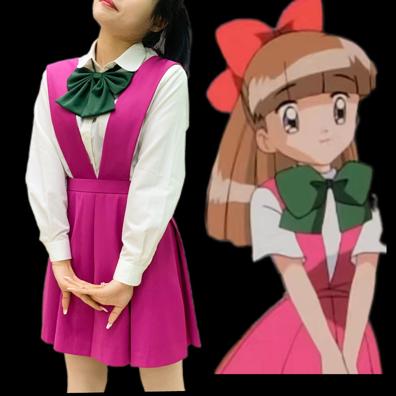 量身定制JK动漫服怪盗圣少女芽美COS服显瘦显高背心裙长短袖衬衫