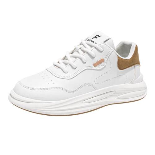 2026春季男鞋新款透气小白鞋男子潮流百搭厚底运动鞋休闲老爹鞋男